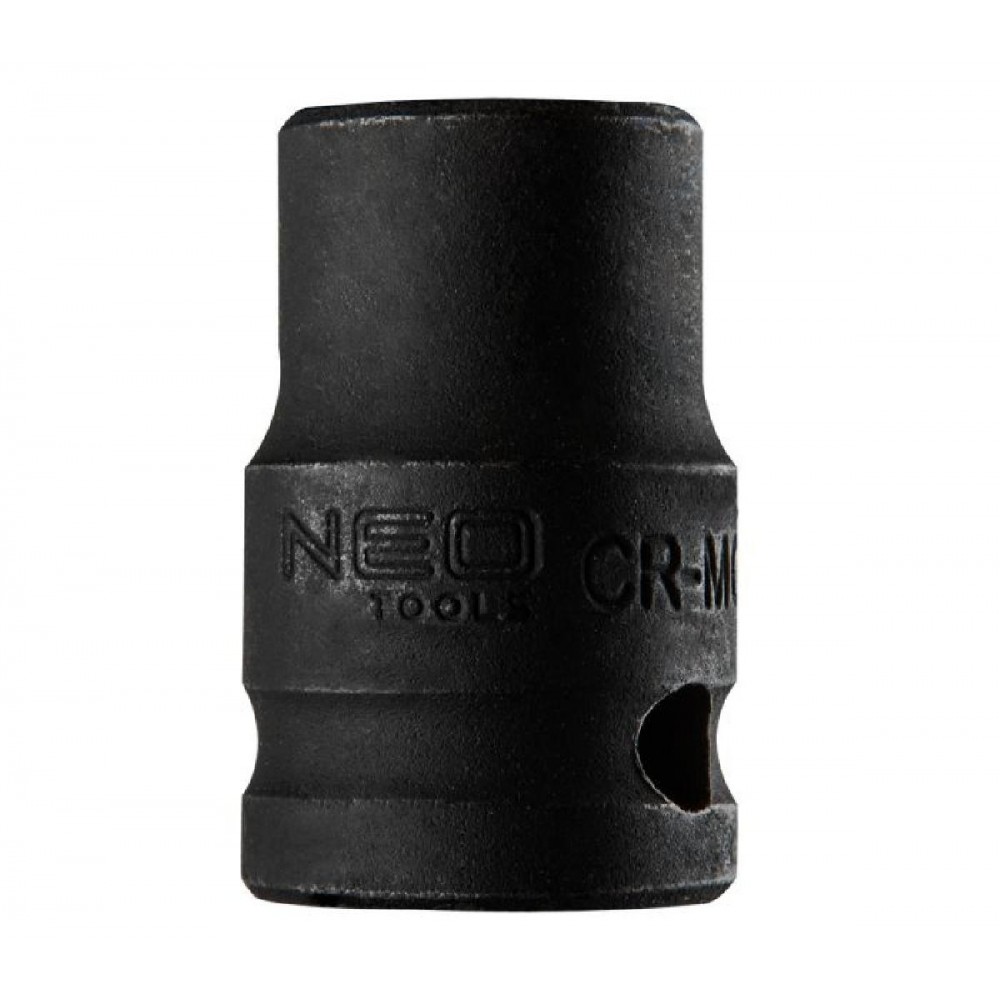 NEO TOOLS Εξάγωνο Καρυδάκι Αέρος Μαύρο Με Καρέ Υποδοχής (1/2") 13mm 12-213