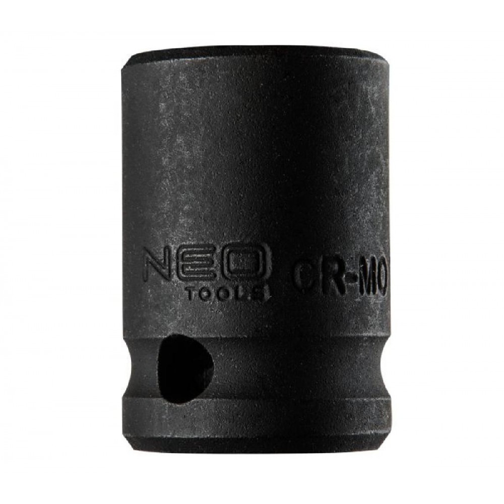  NEO TOOLS Εξάγωνο Καρυδάκι Αέρος Μαύρο Με Καρέ Υποδοχής (1/2") 17mm 12-217