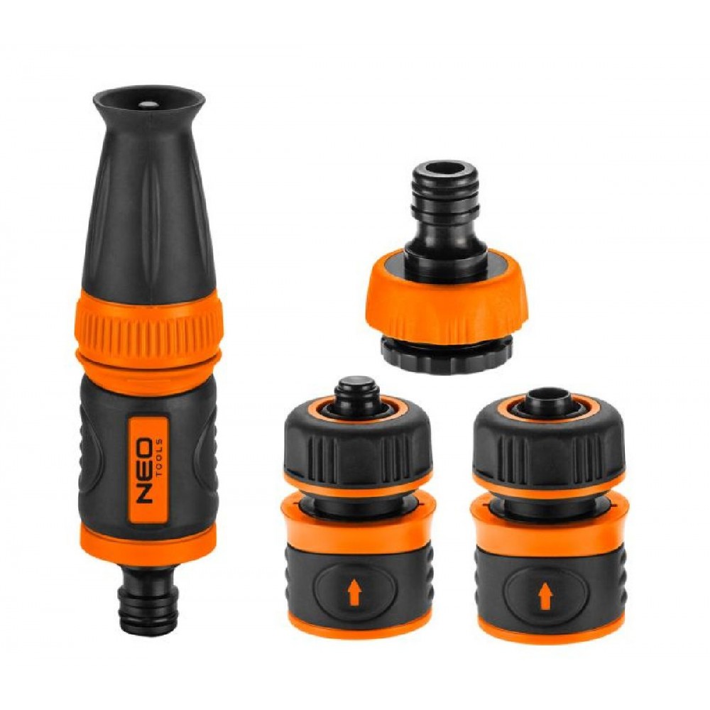 Neo Tools 15-710 Σετ Εκτοξευτήρα Νερού με Ταχυσυνδέσμους 1/2