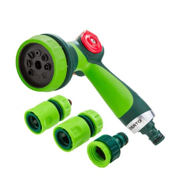 Verto 15G712 Σετ Πιστόλι Νερού με Ταχυσυνδέσμους 4τμχ Verto 15G712 Σετ Πιστόλι Νερού με Ταχυσυνδέσμους 4τμχ