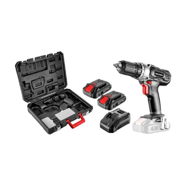 GRAPHITE Δραπανοκατσάβιδο Mε Μπαταρία Energy+ 18V 58G006-SET2 GRAPHITE Δραπανοκατσάβιδο Mε Μπαταρία Energy+ 18V 58G006-SET2