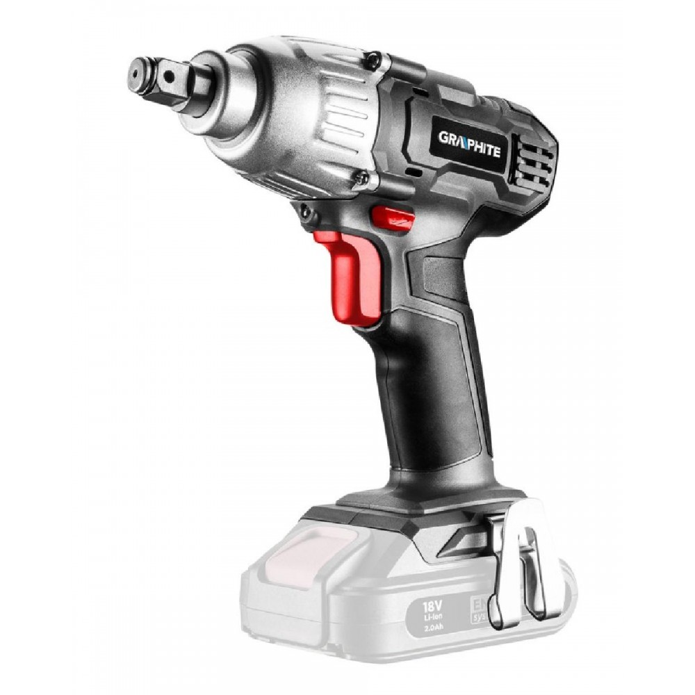 GRAPHITE Μπουλονόκλειδο 18V Energy+ Solo (Χωρίς Μπαταρία) 58G018