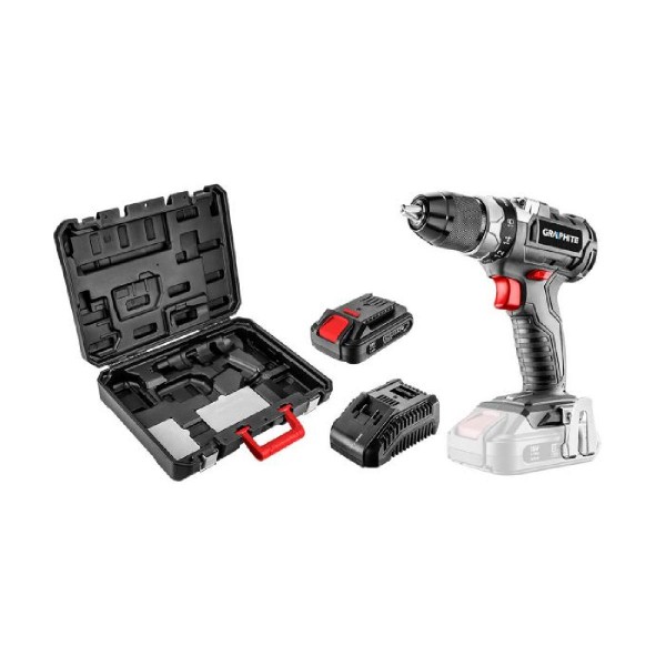 GRAPHITE Δραπανοκατσάβιδο Με Μπαταρία Energy+ 18V 58G019-SET1 GRAPHITE Δραπανοκατσάβιδο Με Μπαταρία Energy+ 18V 58G019-SET1