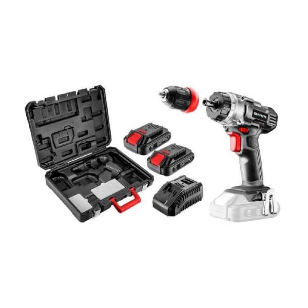 Graphite Δραπανοκατσάβιδο Μπαταρίας 18V 2x2Ah 58G022-SET2 Graphite Δραπανοκατσάβιδο Μπαταρίας 18V 2x2Ah 58G022-SET2