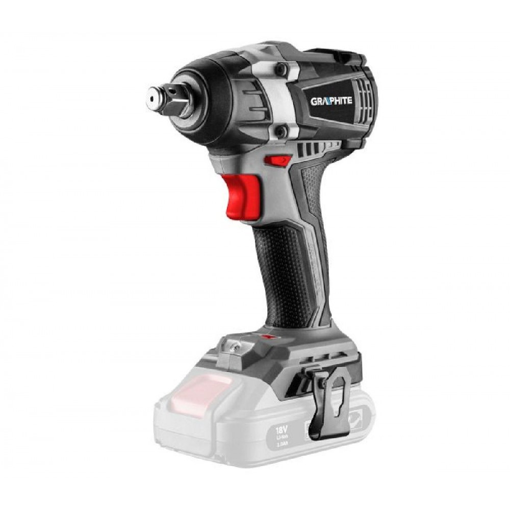 GRAPHITE Μπουλονόκλειδο 18V 300Nm Brushless Solo (Χωρίς Μπαταρία) 58G028 