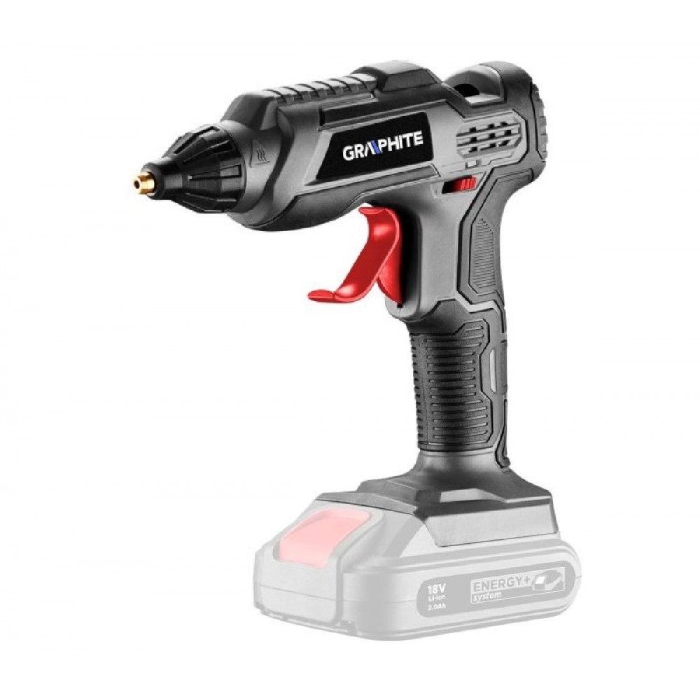 GRAPHITE 58G040 Πιστόλι Θερμοκόλλησης 18V Solo για Ράβδους Σιλικόνης 11mm