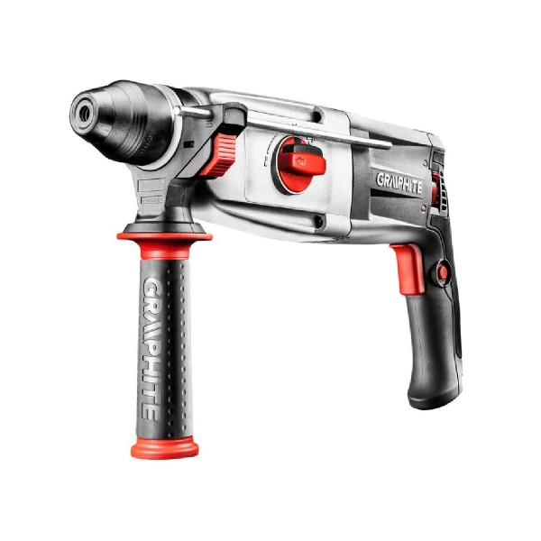GRAPHITE 58G528-Πιστολέτο 3.4J 900W SDS Plus με βαλίτσα και επιπλέον τσόκ με κλειδί GRAPHITE 58G528-Πιστολέτο 3.4J 900W SDS Plus με βαλίτσα και επιπλέον τσόκ με κλειδί