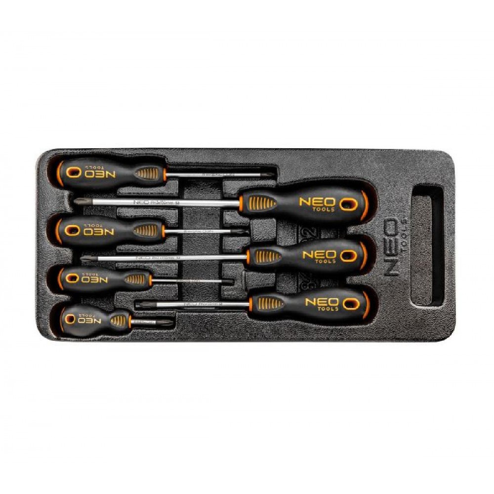 NEO TOOLS Σταυρωτά Κατσαβίδια Σετ 7 Τεμαχίων 84-232