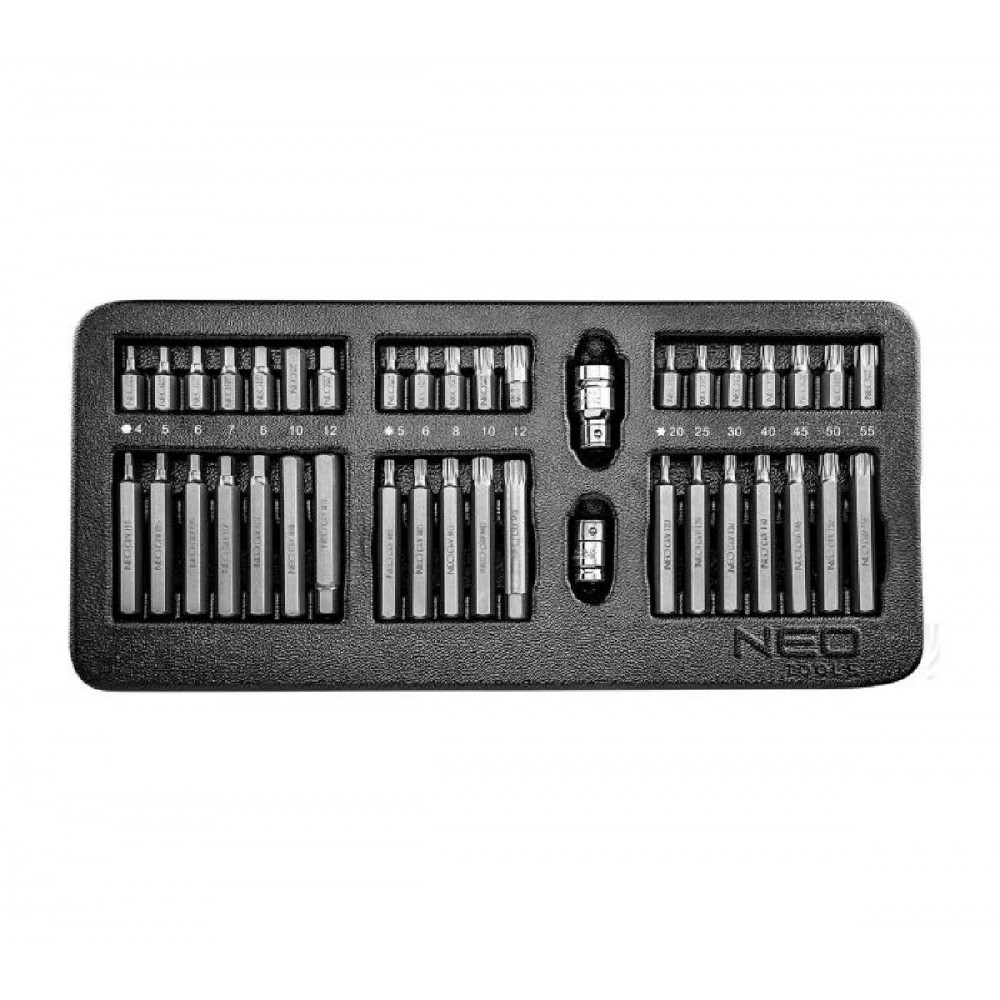 NEO TOOLS Μύτες κατσαβιδιού Σετ 40 Τεμαχίων 84-236