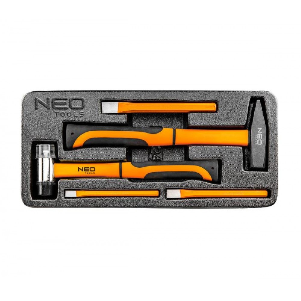  NEO TOOLS Σφυριά Και Καλέμια Σετ 5 Τεμαχίων 84-242