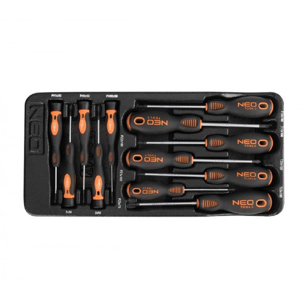 NEO TOOLS Κατσαβίδια Σετ 12 Τεμαχίων 84-247