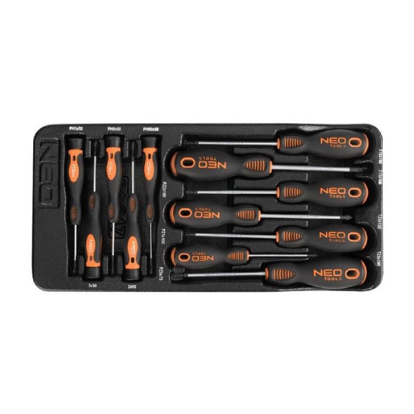 NEO TOOLS Κατσαβίδια Σετ 12 Τεμαχίων 84-247